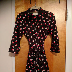 Kate Spade Black and Flowered Dress